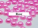 strass demi perle a coller rose